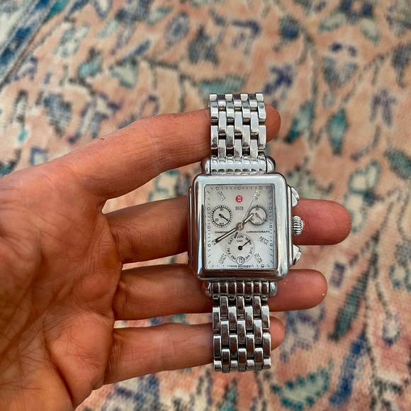 Michele Deco Rectangular Watch - Picture 6 of 7